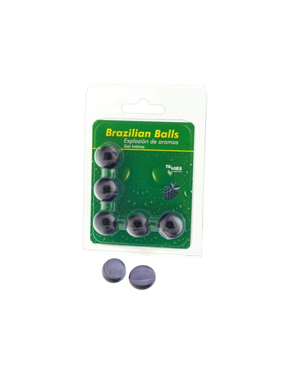 TALOKA - BRAZILIAN BALLS GEL ÍNTIMO FRUTAS DEL BOSQUE 5 BOLAS