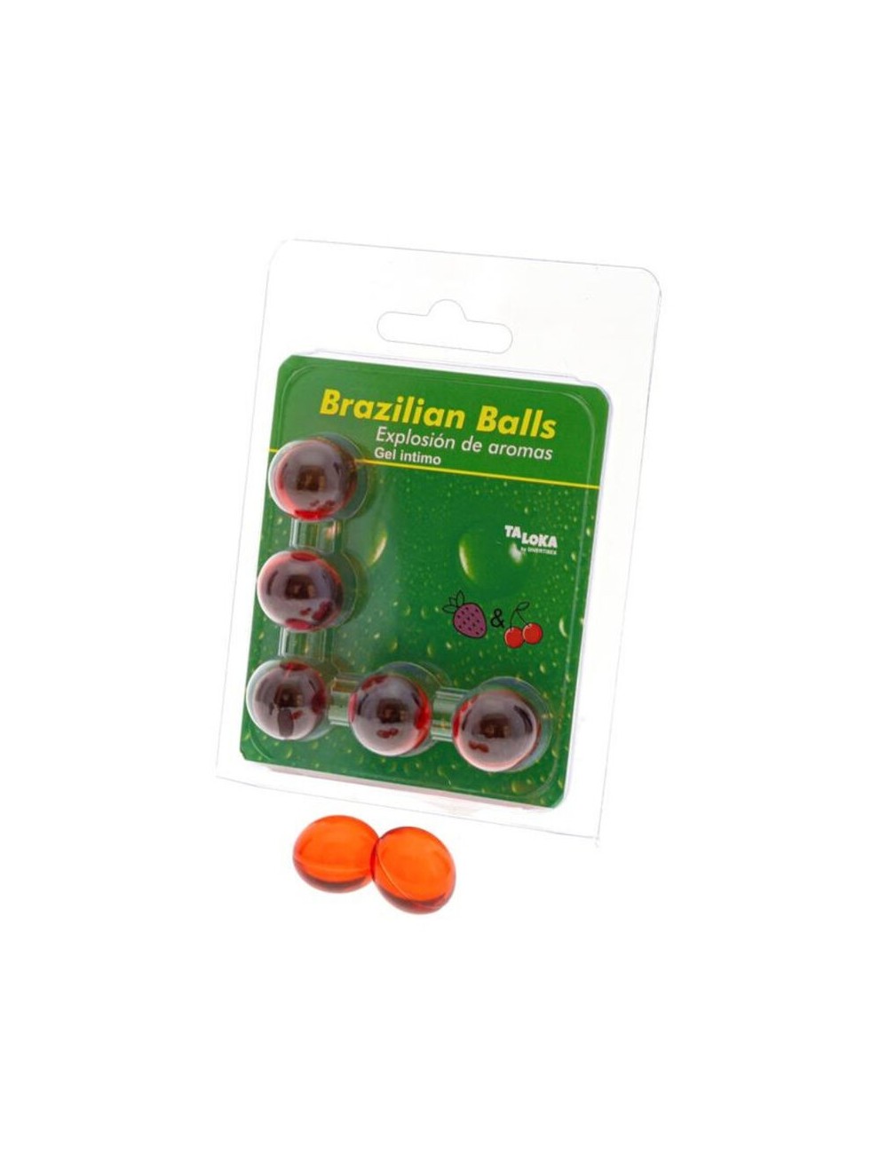 TALOKA - BRAZILIAN BALLS GEL ÍNTIMO FRESA & CEREZA 5 BOLAS TALOKA - BRAZILIAN BALLS GEL ÍNTIMO FRESA & CEREZA 5 BOLAS