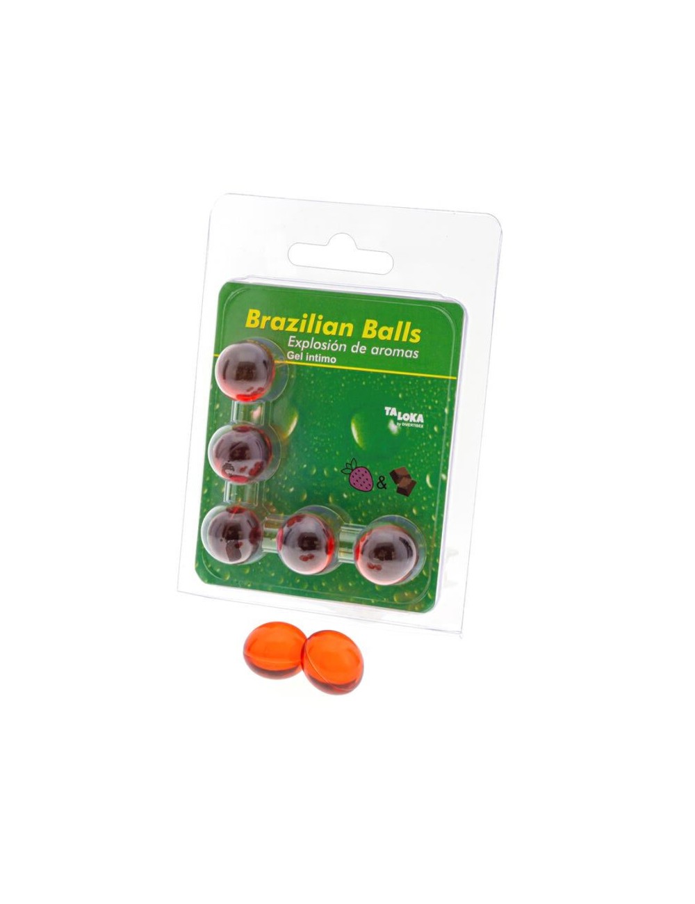 TALOKA - BRAZILIAN BALLS GEL ÍNTIMO FRESA & CHOCOLATE 5 BOLAS TALOKA - BRAZILIAN BALLS GEL ÍNTIMO FRESA & CHOCOLATE 5 BOLAS