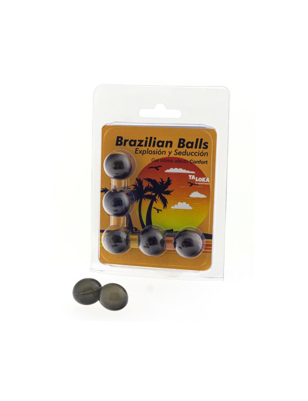TALOKA - BRAZILIAN BALLS GEL EXCITANTE EFECTO CONFORT 5 BOLAS