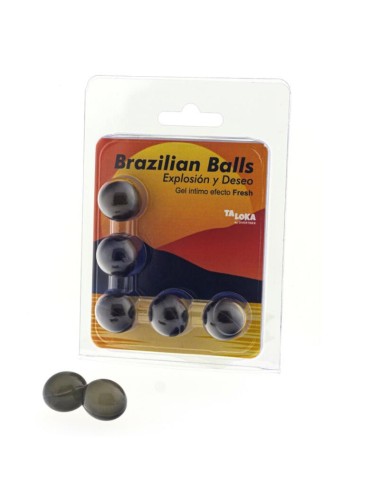 TALOKA - BRAZILIAN BALLS GEL EXCITANTE EFECTO FRESCOR 5 BOLAS