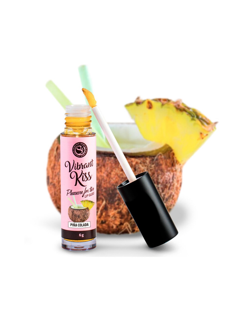 SECRETPLAY LIP GLOSS VIBRANT KISS - PIÑA COLADA SECRETPLAY LIP GLOSS VIBRANT KISS - PIÑA COLADA