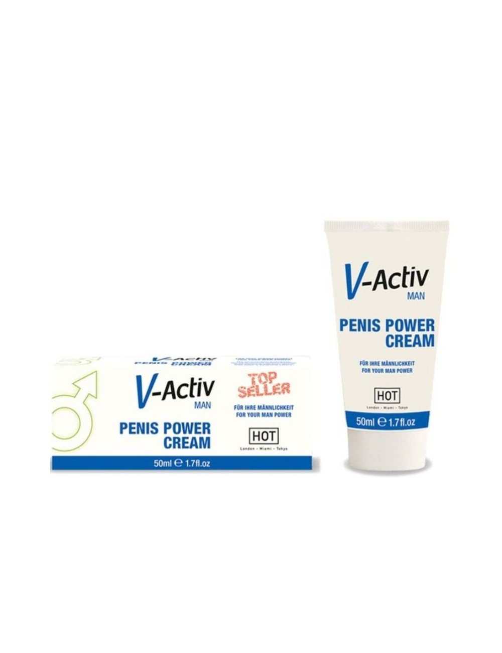 HOT - V-ACTIV CREMA POTENCIADORA HOMBRE 50ML