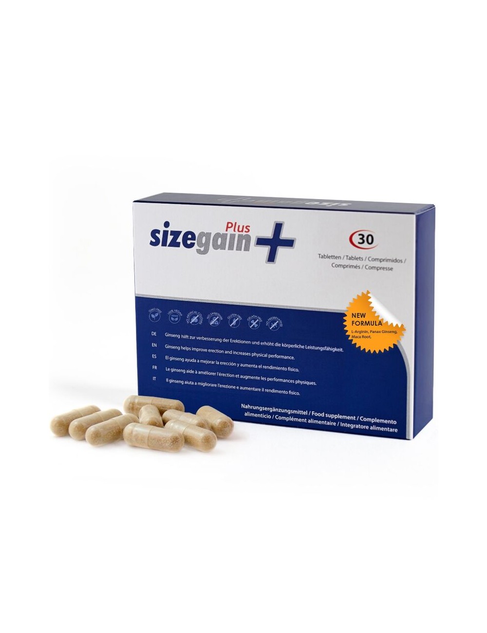 SIZEGAIN PLUS PASTILLAS PARA ALARGAR EL PENE