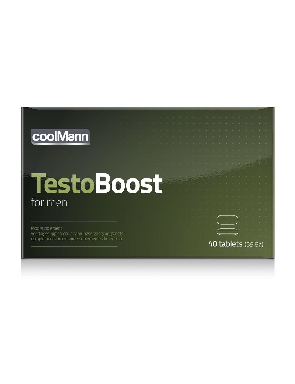 COOLMANN TESTO BOOST POTENCIADOR CON TRIBULUS TERRESTRIS 40 TABS