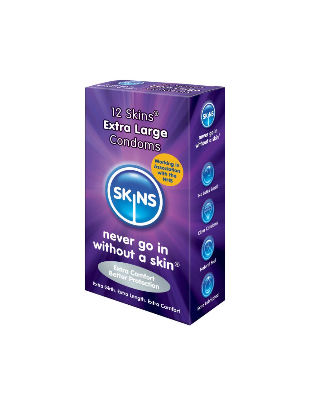 SKINS PRESERVATIVO XXL 12 UDS SKINS PRESERVATIVO XXL 12 UDS