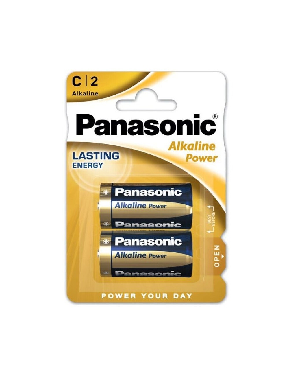 PANASONIC BRONZE PILA ALKALINA C LR14 BLISTER*2