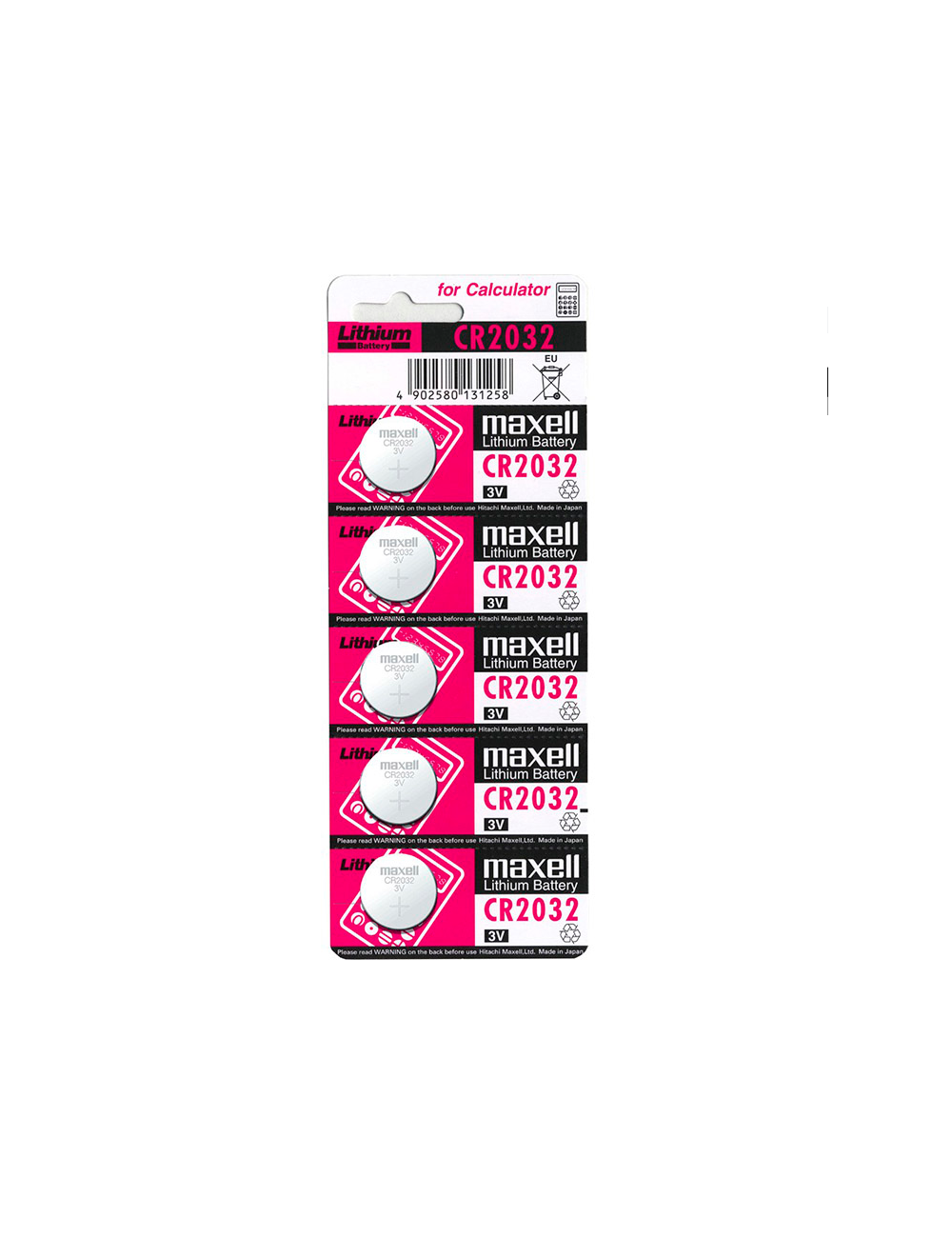 MAXELL PILA BOTON LITIO CR2032 3V BLISTER*5 MAXELL PILA BOTON LITIO CR2032 3V BLISTER*5