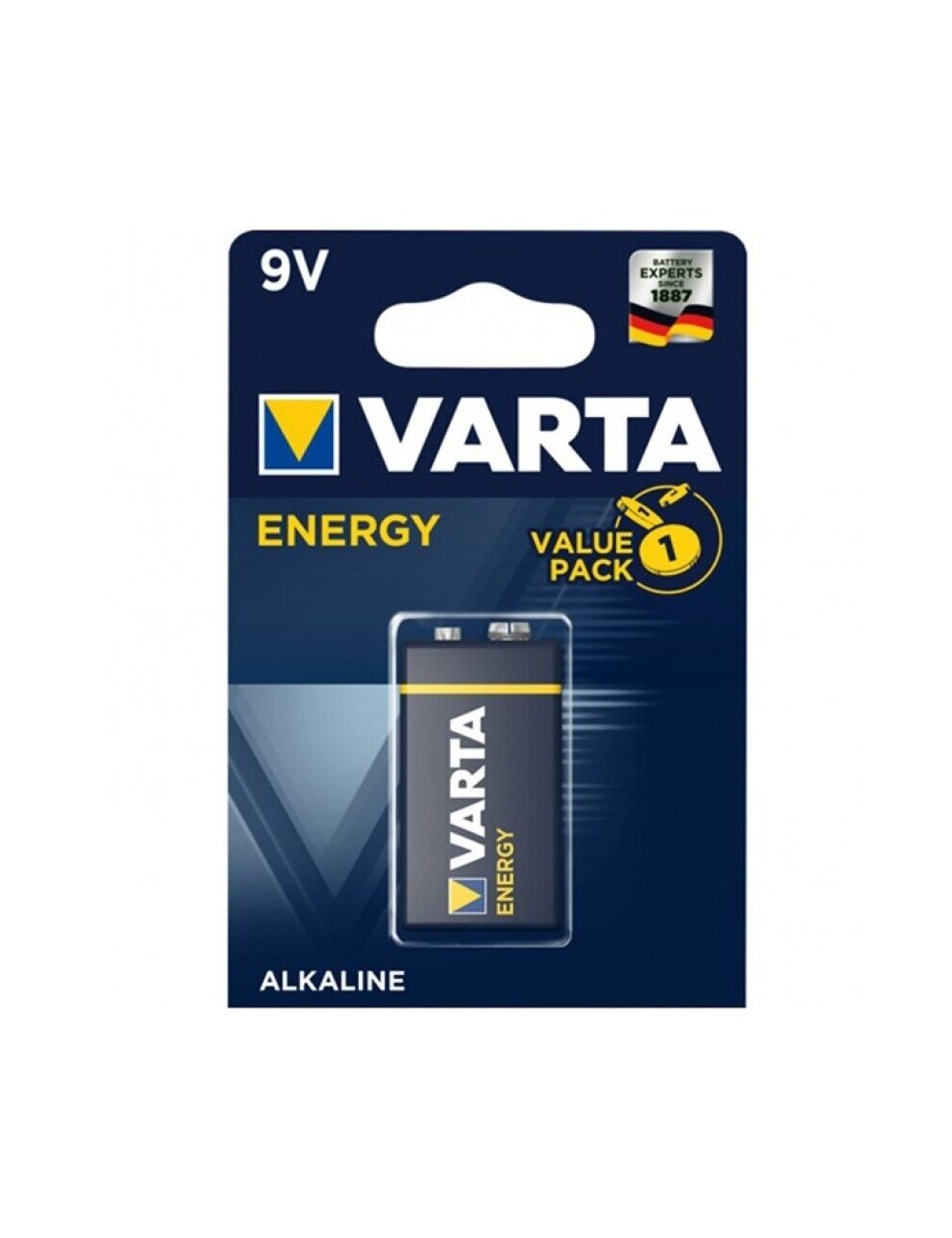VARTA ENERGY PILA ALCALINA 9V LR61 BLISTER*1 VARTA ENERGY PILA ALCALINA 9V LR61 BLISTER*1
