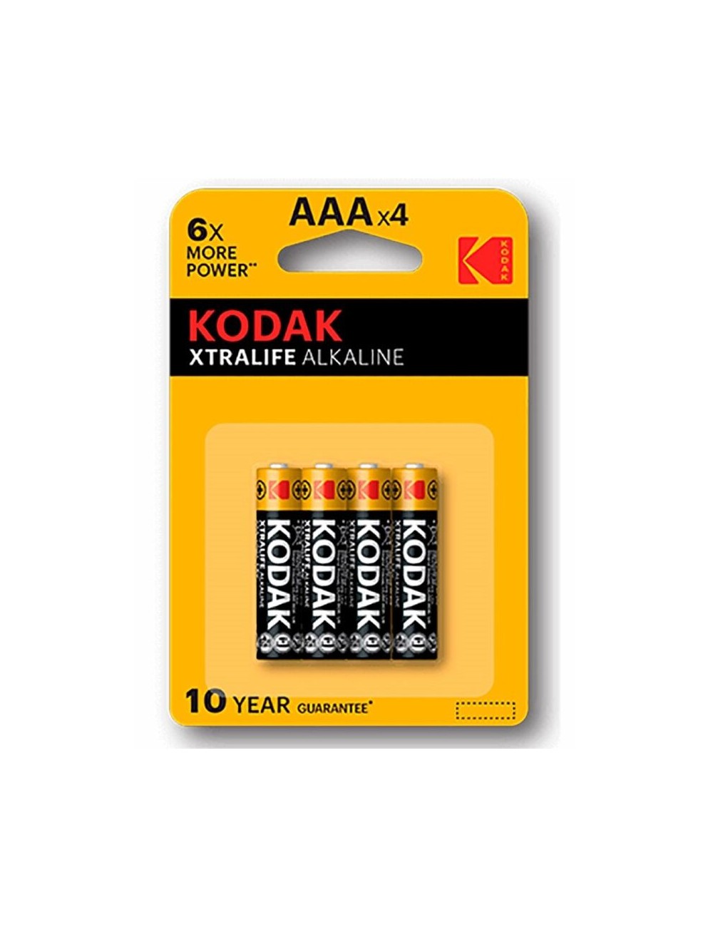 KODAK XTRALIFE PILA ALCALINA AAA LR03 BLISTER*4 KODAK XTRALIFE PILA ALCALINA AAA LR03 BLISTER*4