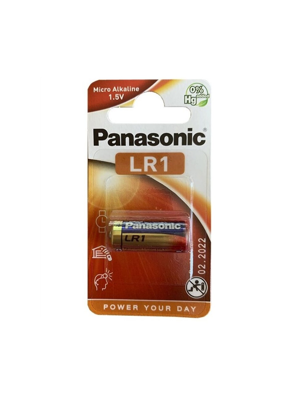 PANASONIC PILA ALCALINA LR1 1.5V BLISTER 1 UNIDAD