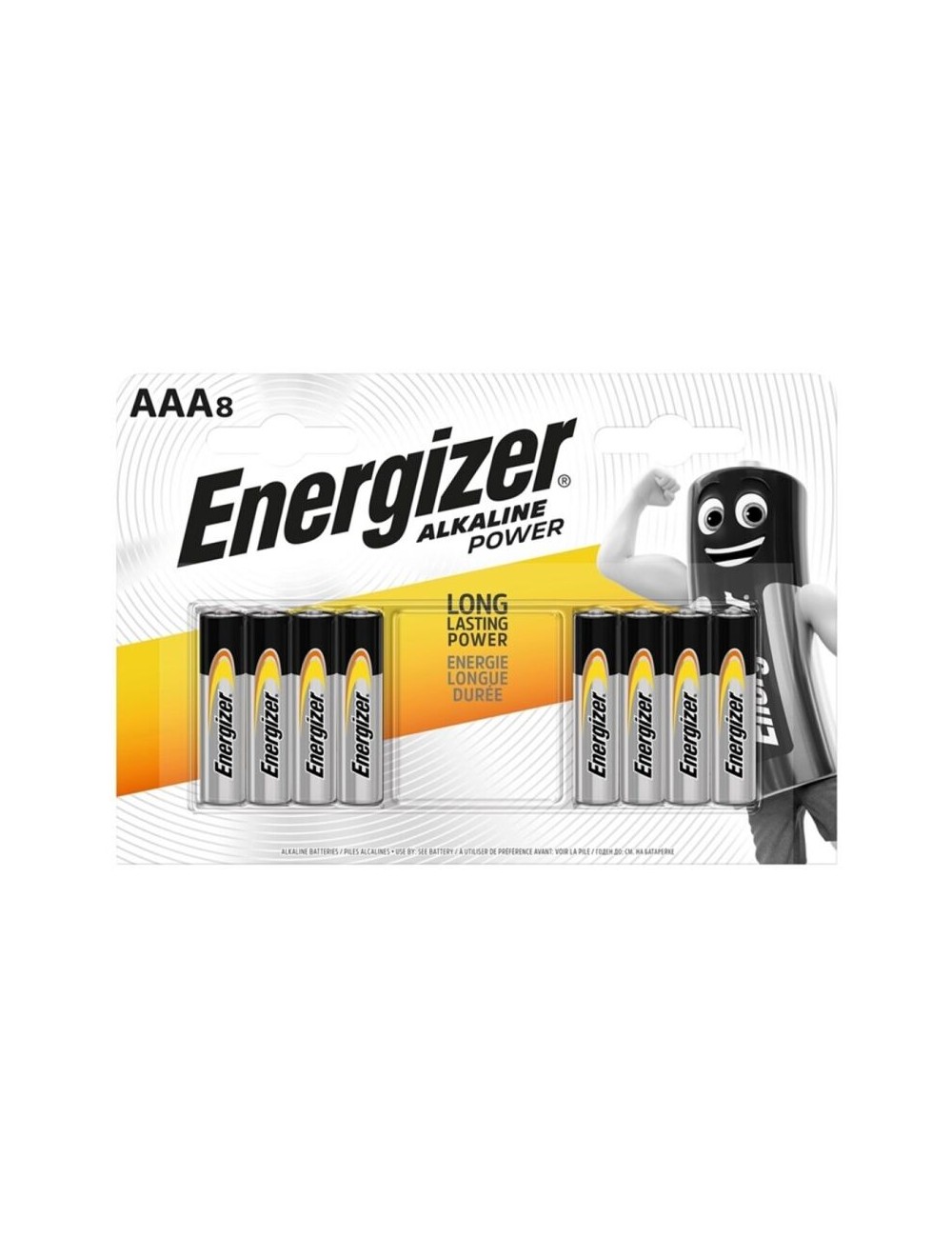ENERGIZER ALKALINE POWER PILA ALCALINA AAA LR03 BLISTER*8 ENERGIZER ALKALINE POWER PILA ALCALINA AAA LR03 BLISTER*8