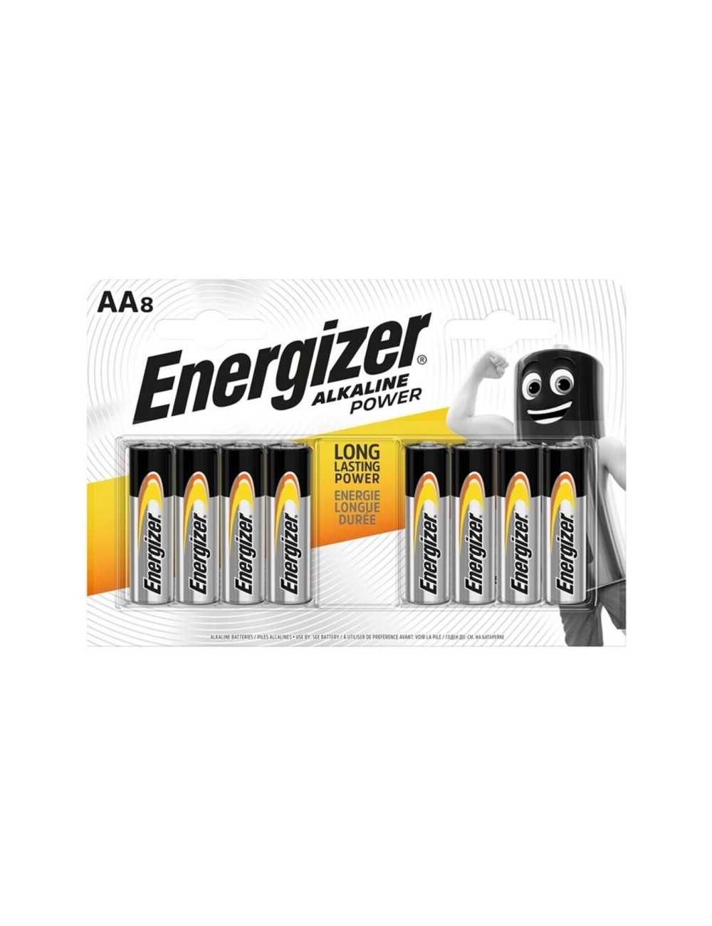 ENERGIZER ALKALINE POWER PILA ALCALINA AA LR6 BLISTER*8 ENERGIZER ALKALINE POWER PILA ALCALINA AA LR6 BLISTER*8