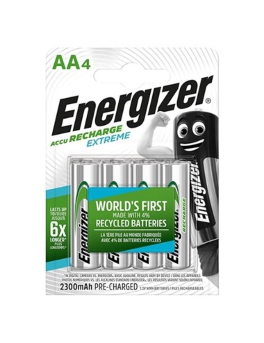 ENERGIZER EXTREME PILA RECARGABLE HR6 AA 2300mAh BLISTER*4