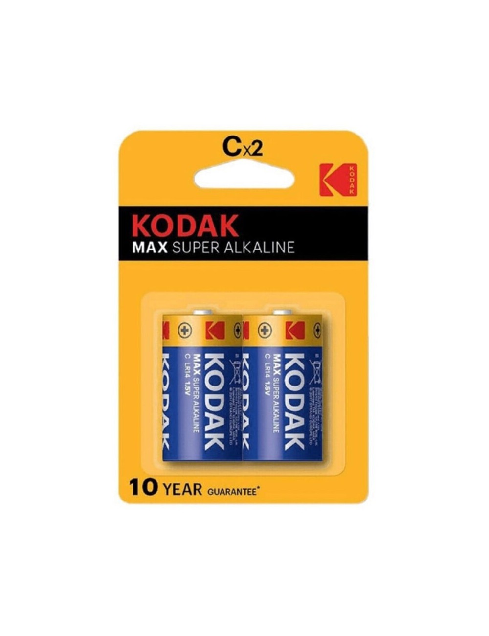 KODAK MAX PILA ALCALINA C LR14 BLISTER*2 KODAK MAX PILA ALCALINA C LR14 BLISTER*2