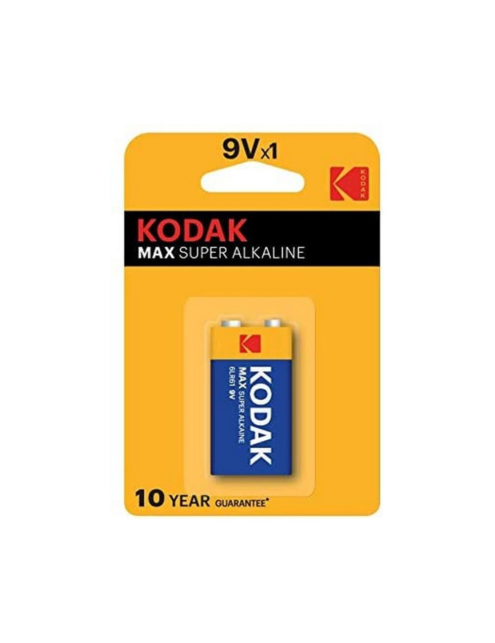 KODAK MAX PILA ALCALINA 9V LR61 BLISTER