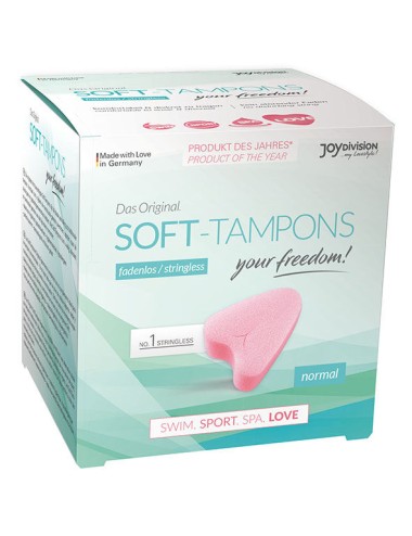 SOFT-TAMPONS TAMPONES ORIGINALES LOVE / 3UDS