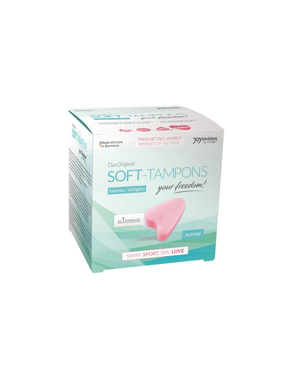 SOFT-TAMPONS TAMPONES ORIGINALES LOVE / 3UDS