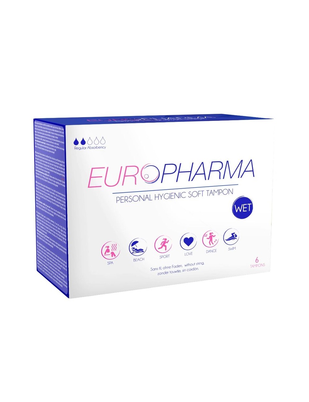 EUROPHARMA TAMPONS TAMPONES ACTION 6 UNIDADES
