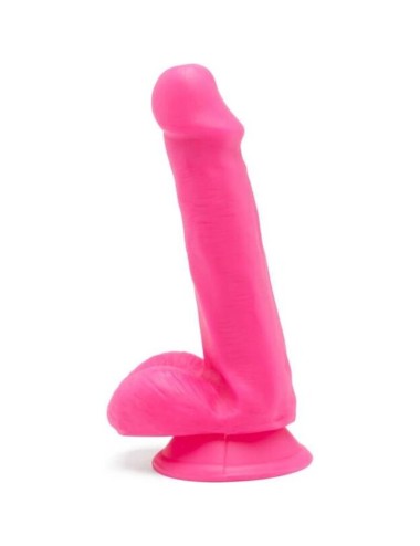 GET REAL - HAPPY DICKS DILDO 12 CM CON TESTICULOS ROSA