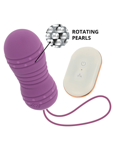 OHMAMA HUEVO CONTROL REMOTO 7 MODOS ROTACION - LILA