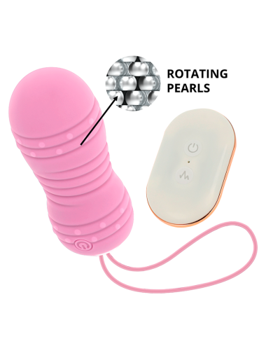 OHMAMA HUEVO CONTROL REMOTO 7 MODOS ROTACION - ROSA