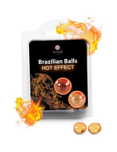 SECRETPLAY BRAZILIAN BALLS EFECTO CALOR 2 UNIDADES