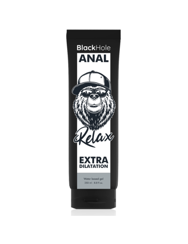 BLACK HOLE GEL BASE AGUA DILATACION ANAL 250 ML