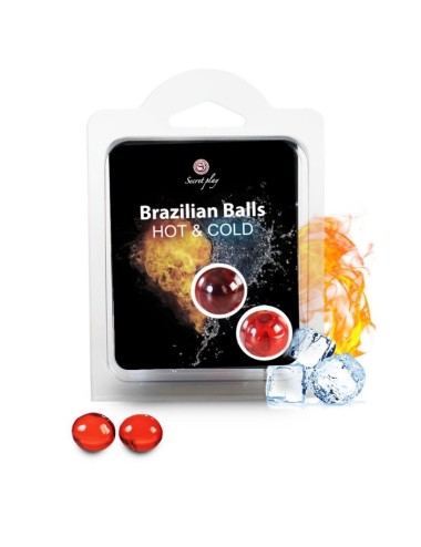 SECRETPLAY BRAZILIAN BALLS EFECTO CALOR & FRIO  2 UNIDADES