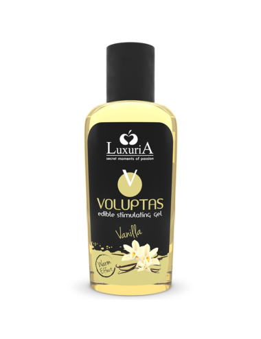 LUXURIA VOLUPTAS GEL MASAJE COMESTIBLE EFECTO CALOR - VAINILLA 100 ML