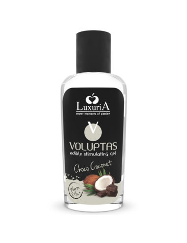 LUXURIA VOLUPTAS GEL MASAJE COMESTIBLE EFECTO CALOR - COCO Y CREMA 100 ML