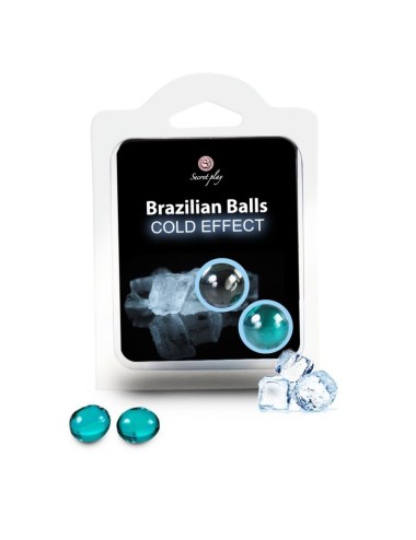 SECRETPLAY BRAZILIAN BALLS EFECTO FRIO 2 UNIDADES