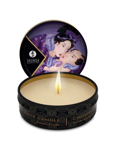 SHUNGA MINI CARESS BY CANDELIGHT VELA MASAJE FRUTAS EXOTICAS 30ML