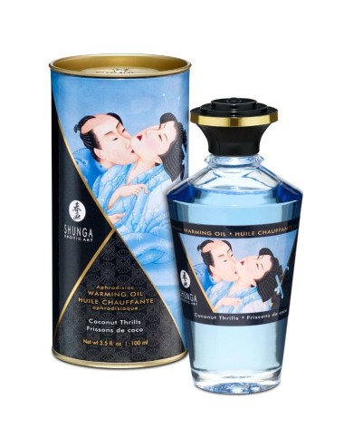 SHUNGA ACEITE MASAJE EFECTO CALOR SABOR COCO 100 ML