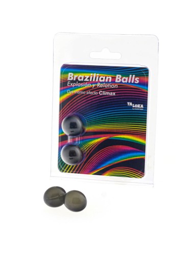 TALOKA - BRAZILIAN BALLS GEL EXCITANTE EFECTO CLIMAX 2 BOLAS