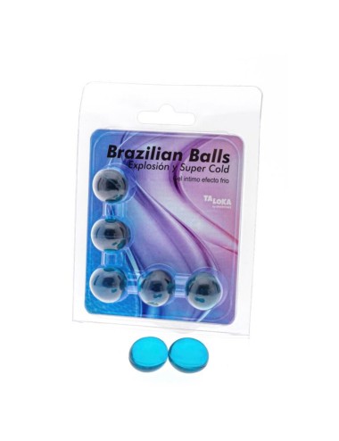 TALOKA - BRAZILIAN BALLS GEL EXCITANTE EFECTO FRÍO 5 BOLAS