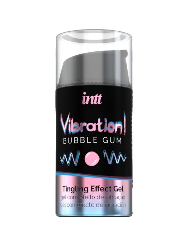 INTT - POTENTE ESTIMULANTE  ÍNTIMO GEL VIBRADOR LIQUIDO CHICLE 15ML