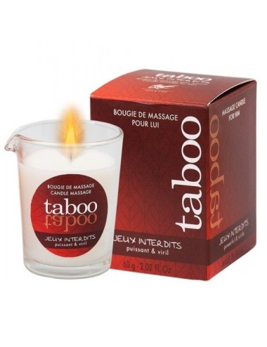 TABOO VELA DE MASAJE PARA ÉL JEUX INTERDITS AROMA LIQUEN SALVAJE