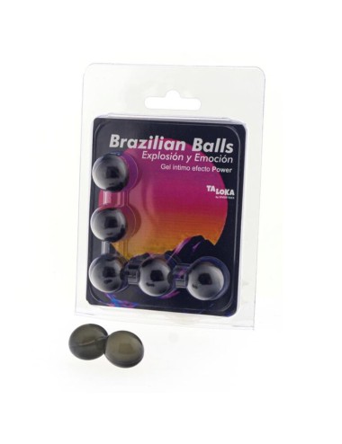 TALOKA - BRAZILIAN BALLS GEL EXCITANTE EFECTO POWER 5 BOLAS