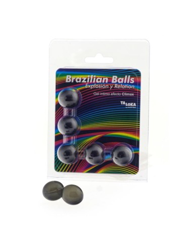 TALOKA - BRAZILIAN BALLS GEL EXCITANTE EFECTO MORE FLAVOUR 5 BOLAS