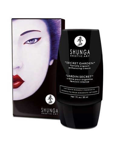 SHUNGA CREMA ORGASMO FEMENINO INTENSO JARDIN SECRETO.