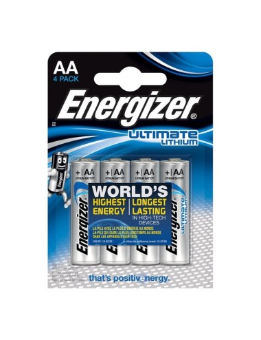 ENERGIZER ULTIMATE LITHIUM PILA LITIO AA L91 LR6 1
