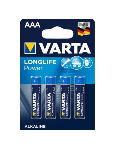 VARTA LONGLIFE POWER PILA ALCALINA AAA LR03 BLISTER*4