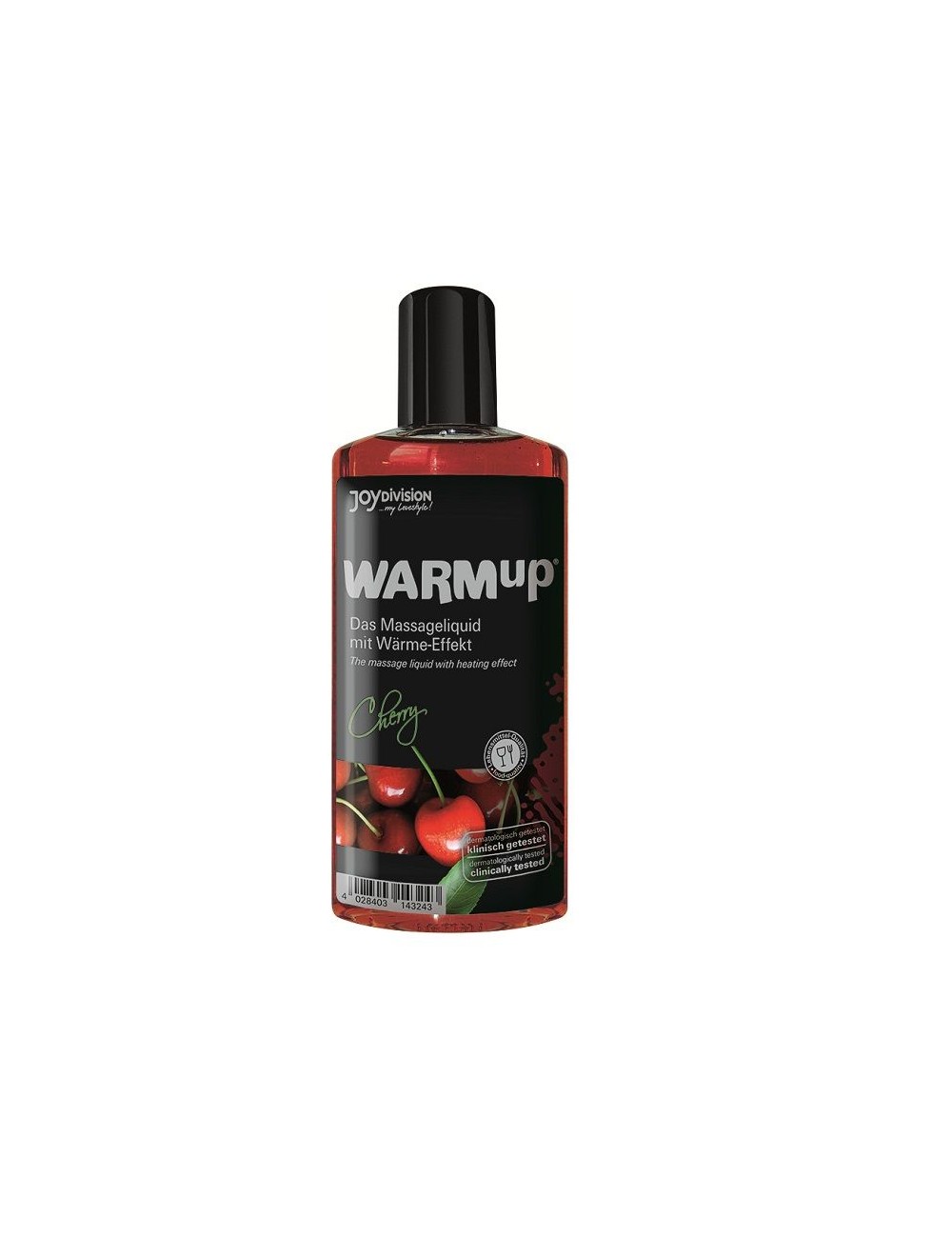 ACEITE DE MASAJE EFECTO CALOR CEREZA 150ML ACEITE DE MASAJE EFECTO CALOR CEREZA 150ML