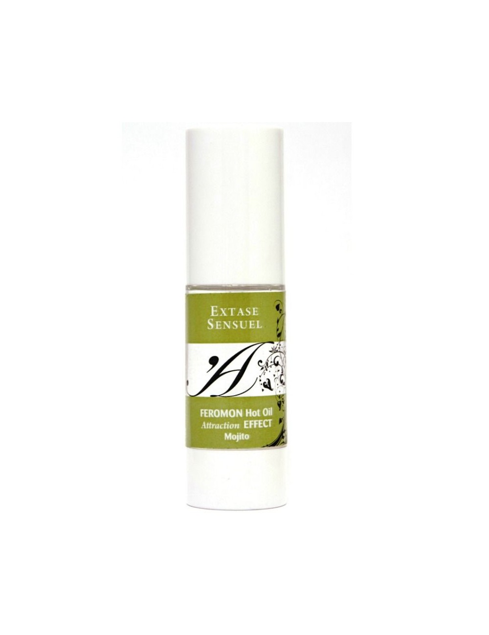 EXTASE SENSUEL ACEITE DE MASAJE EFECTO CALOR CON FEROMONAS MOJITO 30ML