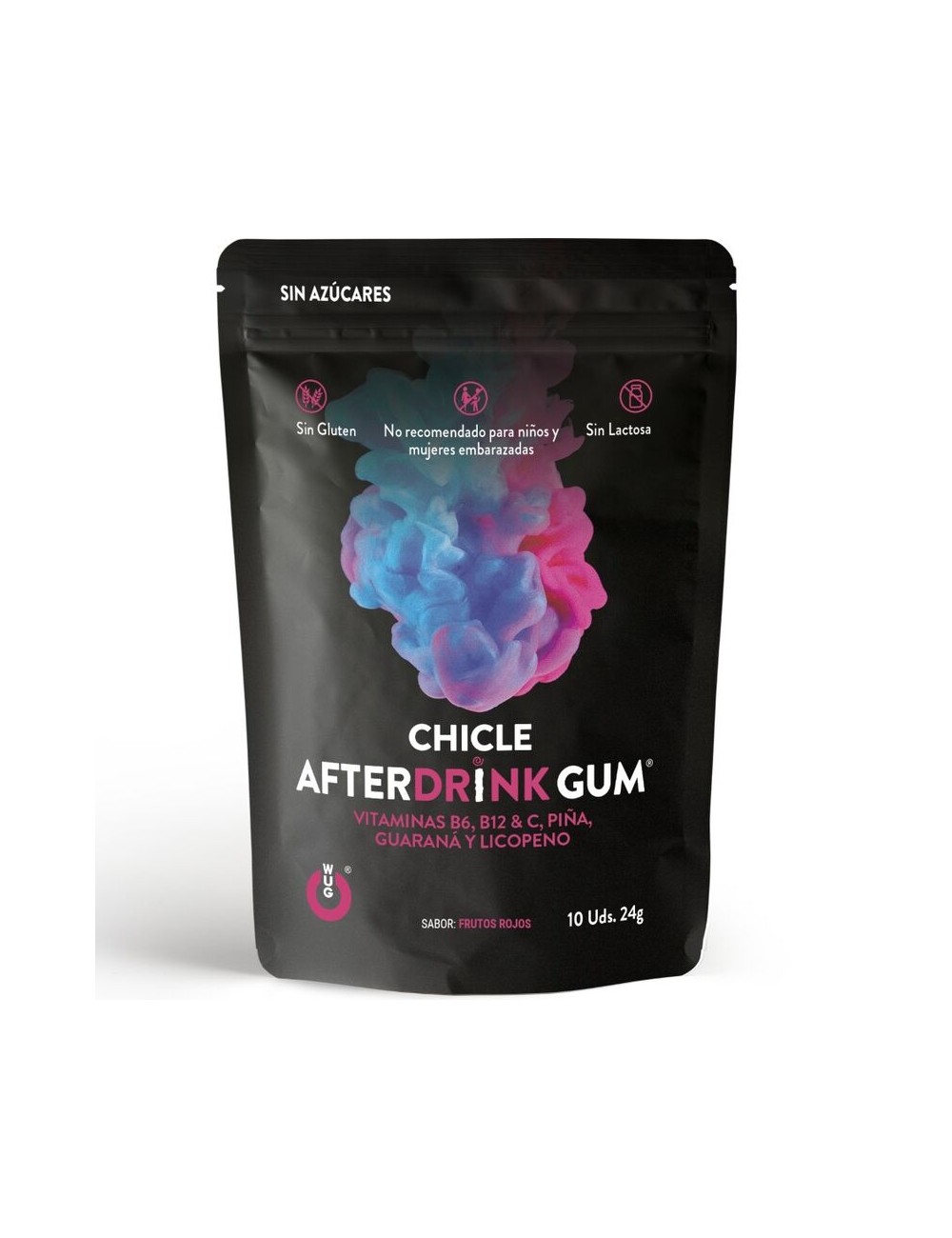WUG GUM AFTER DRINK CHICLE RESACA 10 UNIDADES WUG GUM AFTER DRINK CHICLE RESACA 10 UNIDADES