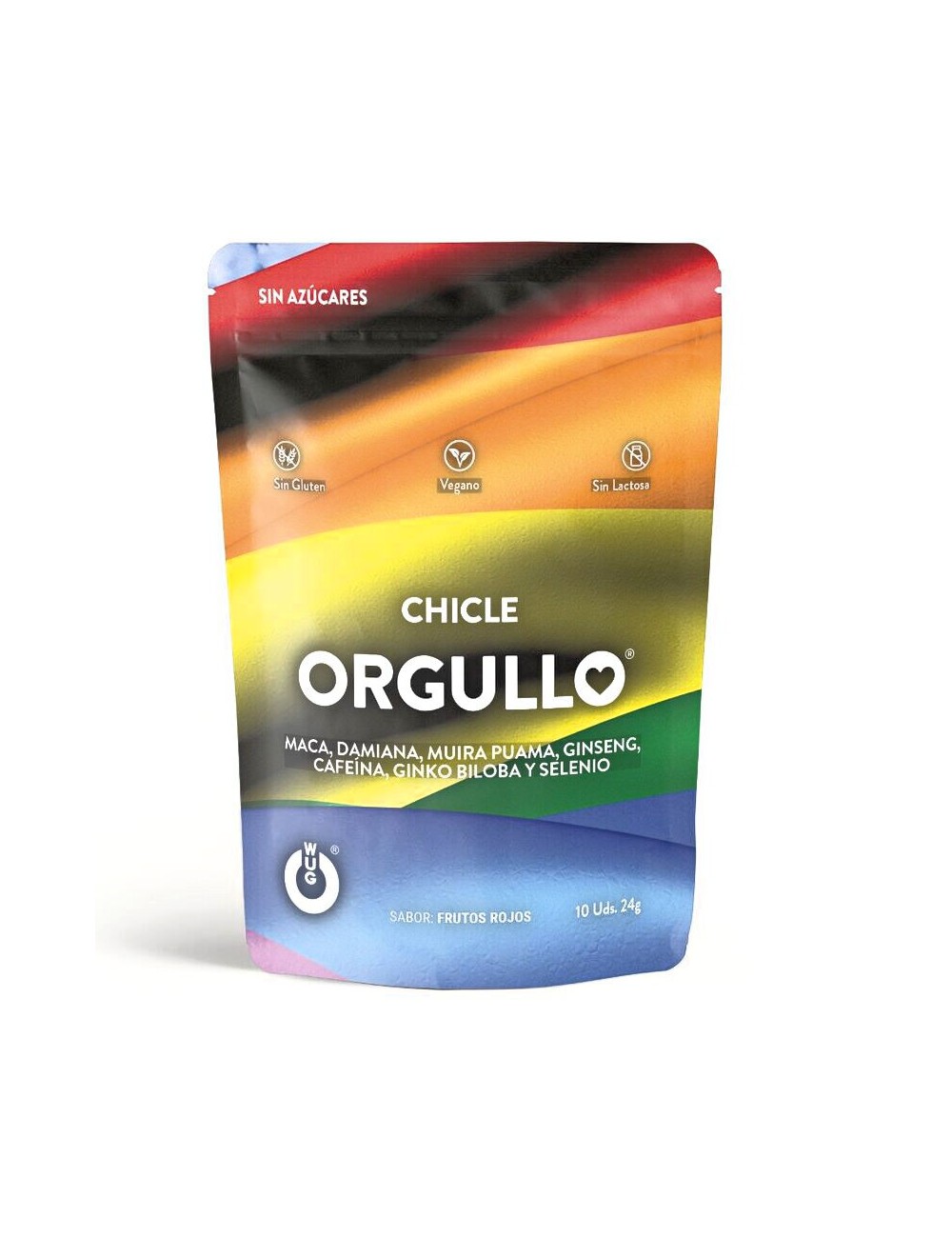 WUG GUM ORGULLO CHICLE PRIDE LGBT 10 UNIDADES