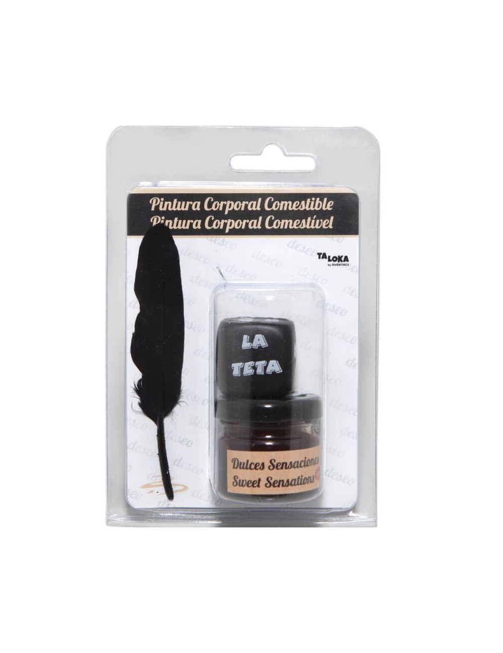 TALOKA - PINTURA CORPORAL COMESTIBLE SABOR CHOCOLATE+ DADO /es/pt/en/fr/it/ TALOKA - PINTURA CORPORAL COMESTIBLE SABOR CHOCOLATE+ DADO /es/pt/en/fr/it/