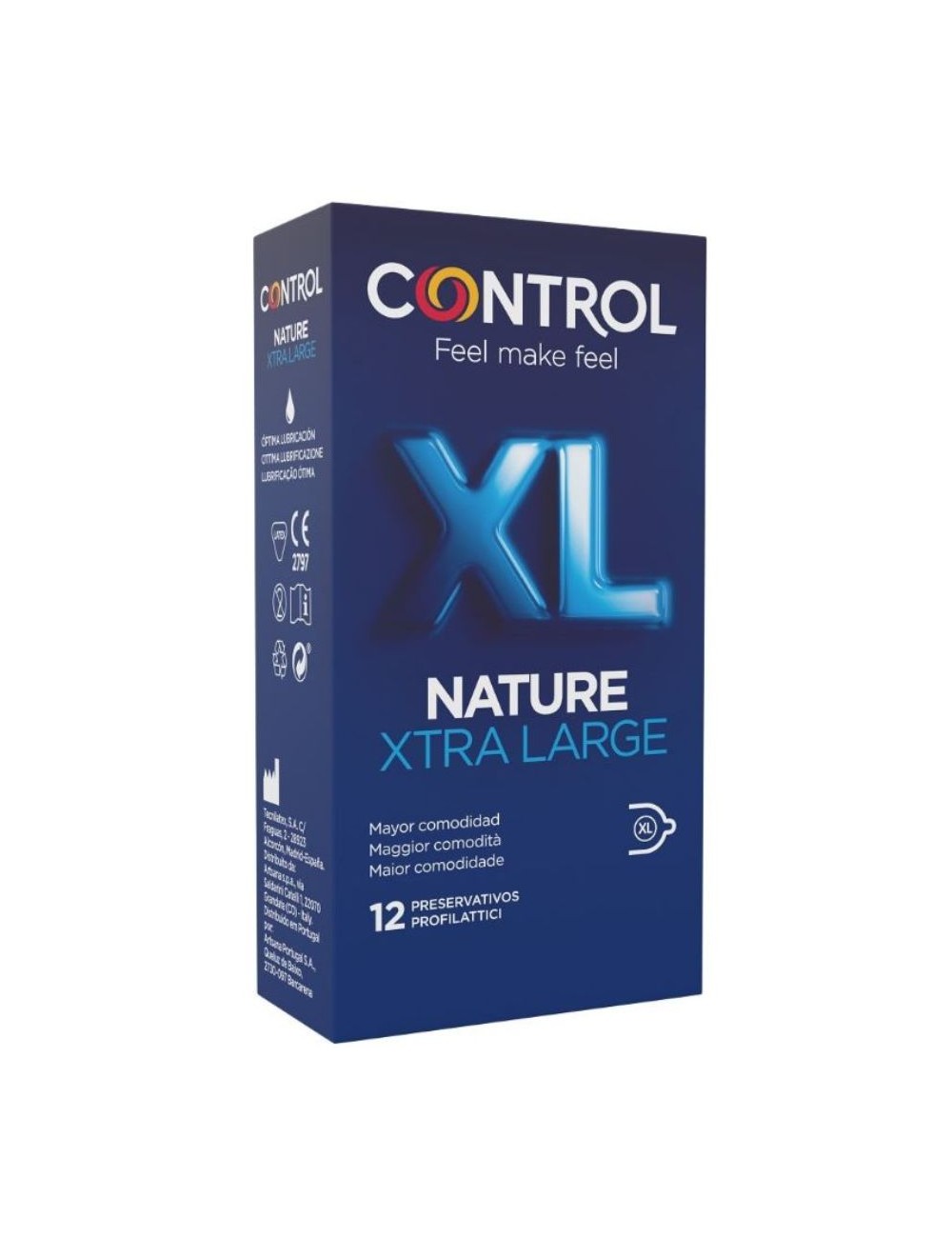 CONTROL ADAPTA NATURE XL PRESERVATIVOS 12 UNIDADES CONTROL ADAPTA NATURE XL PRESERVATIVOS 12 UNIDADES