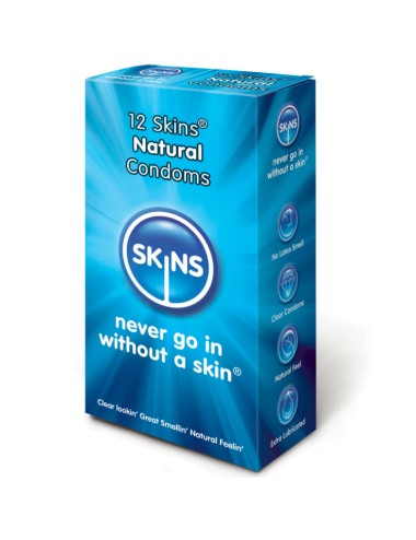 SKINS PRESERVATIVO NATURAL PACK 12 UDS